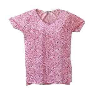 بلوز آستین کوتاه زنانه مدل شکوفه