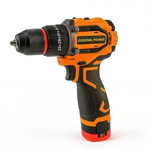 دریل پیچ گوشتی شارژی چکشی براشلس 10 میلی متری 24 ولت جنرال پاور کد 24-BL