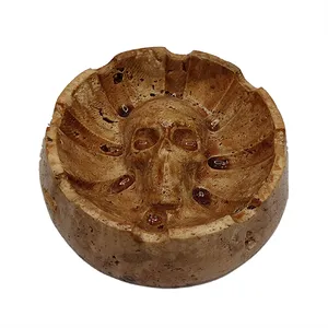 زیرسیگاری مدل سنگ طرح اسکلت کد tr034color