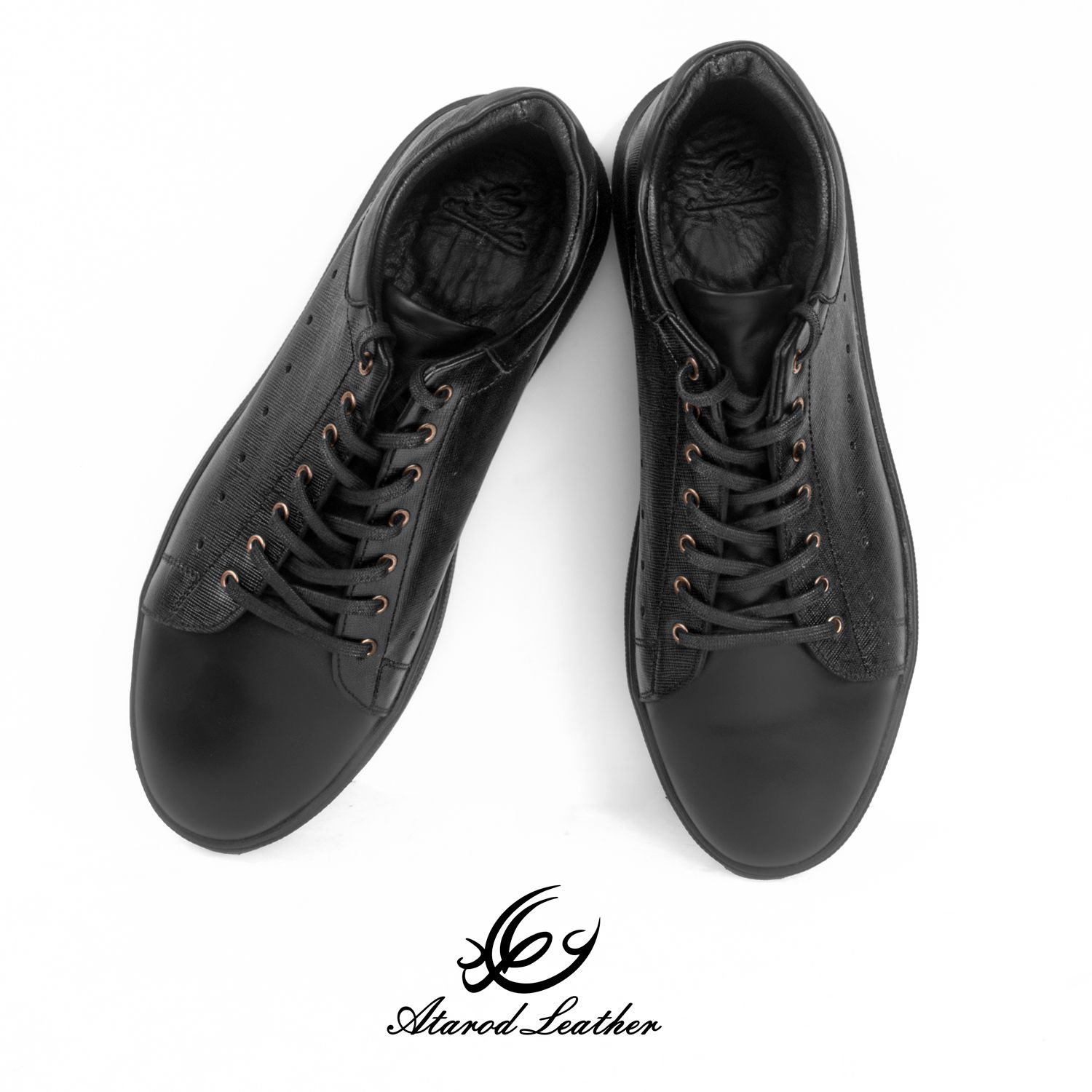 کفش روزمره مردانه چرم عطارد مدل  چرم طبیعی کد SH72 -  - 4