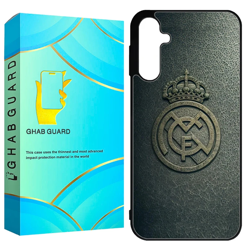 کاور قاب گارد طرح رئال مادرید مدل GCHPA55 مناسب برای گوشی موبایل سامسونگ Galaxy A55 5G