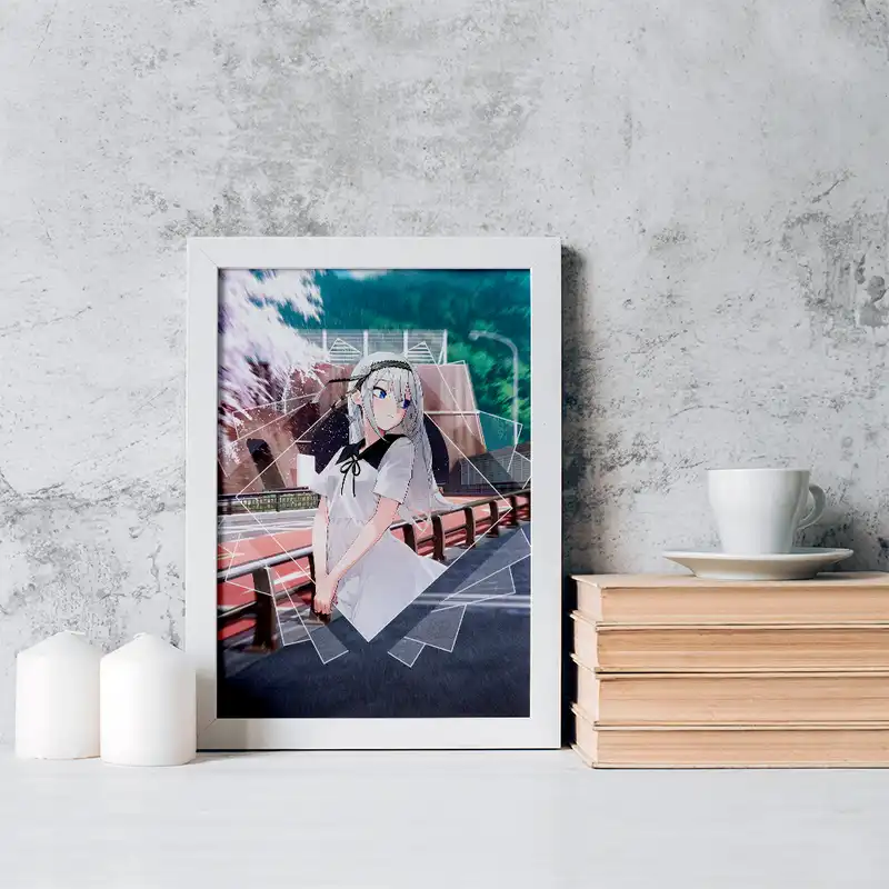 تابلو خندالو مدل کی شیروگانه انیمه کاگویا ساما کد 16047