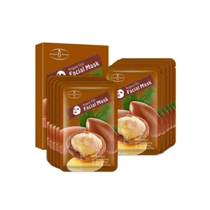 ماسک صورت ایچون بیوتی مدل Argan oil حجم 25 میلی لیتر بسته 10 عددی