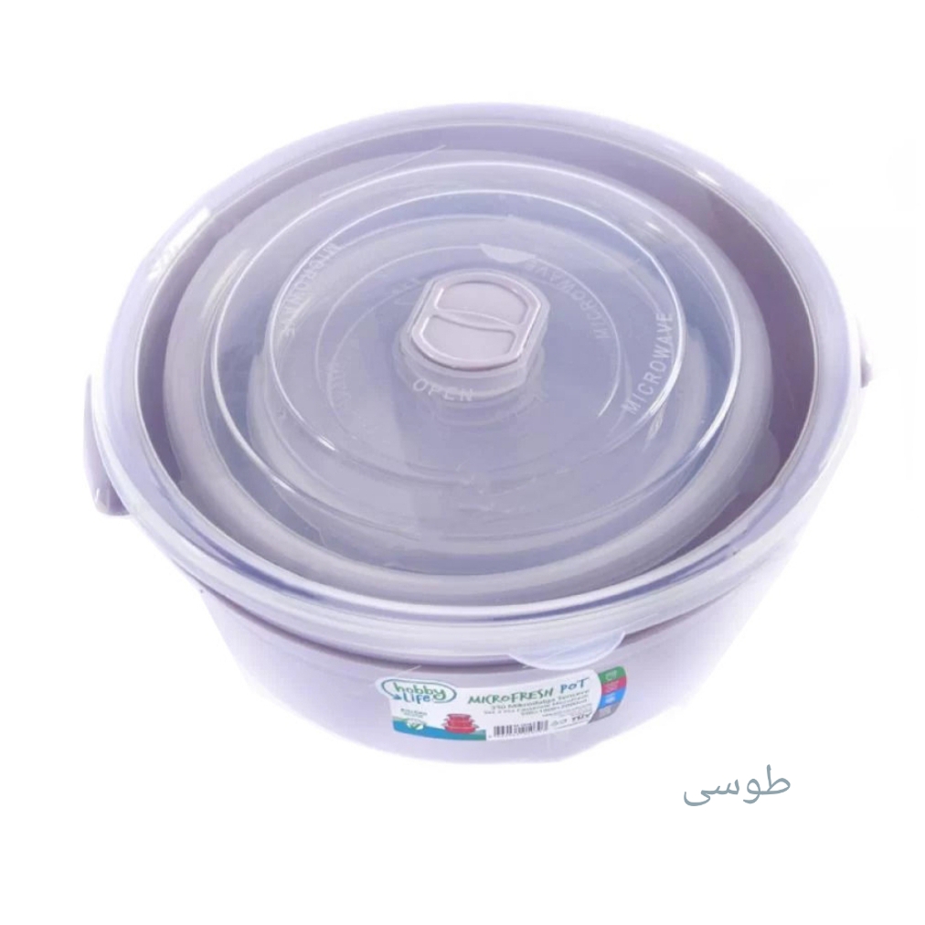 ظرف نگهدارنده هوبی لایف مدل سوپاپ دار کد 021516 مجموعه 3 عددی ظرف نگهدارنده هوبی لایف مدل سوپاپ دار کد 021516 مجموعه 3 عددی