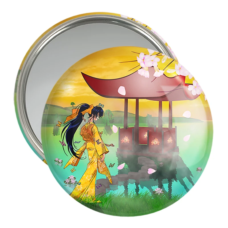 آینه جیبی خندالو مدل کائورو انیمه رورونی کنشین کد 34920