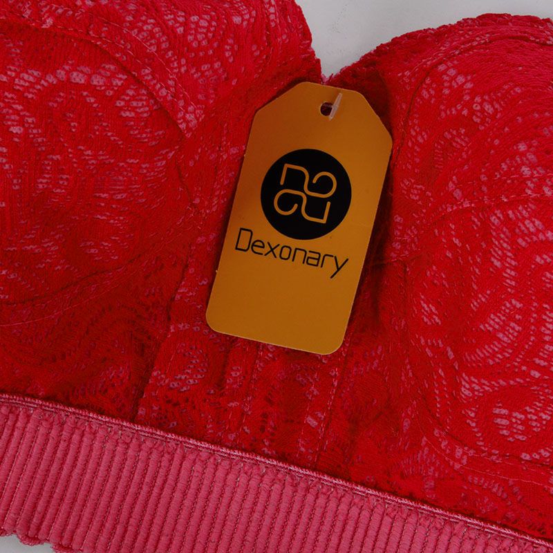 سوتین زنانه دکسونری مدل 355009805 دانتل رنگ قرمز -  - 3