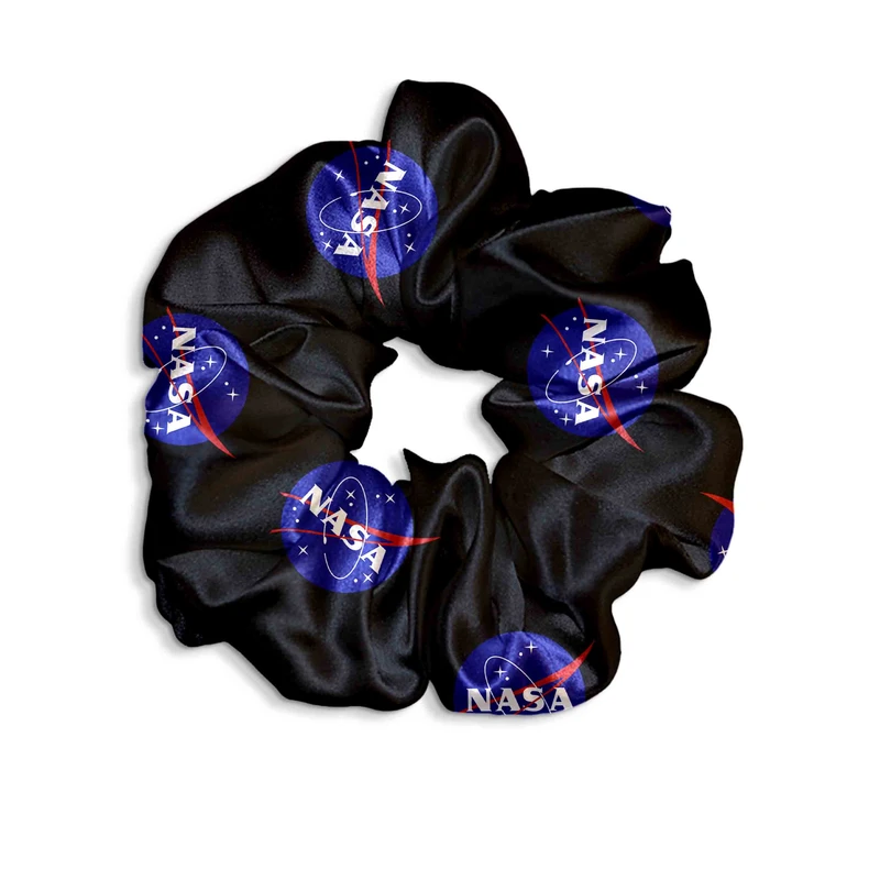 کش مو زنانه مدل اسکرانچی طرح ناسا کد SCH041