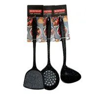 سرویس کفگیر و ملاقه 3 پارچه شنگیا مدل سیلیکونی کد 000