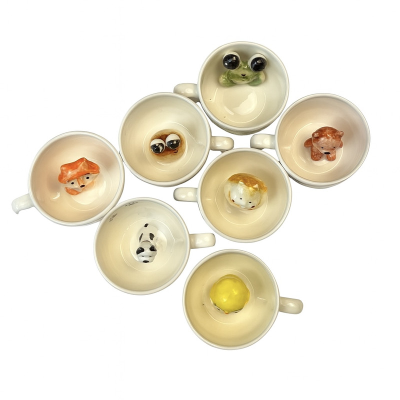 فنجان مدل سورپرایزی مجموعه 7 عددی