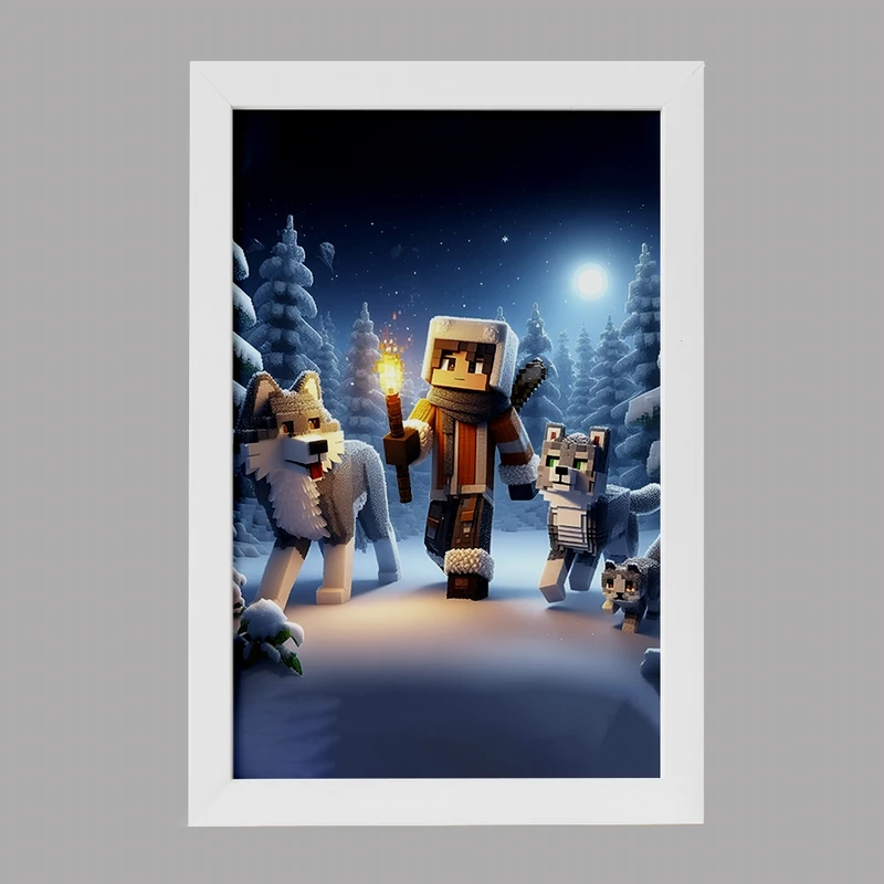 تابلو خندالو مدل ماینکرافت (Minecraft) کد F3536