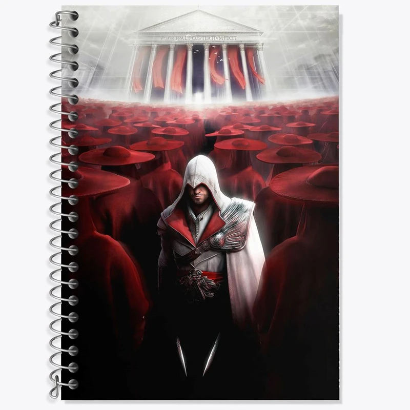 دفتر لغت 50 برگ خندالو مدل اساسینز کرید Assassins Creed کد 4983