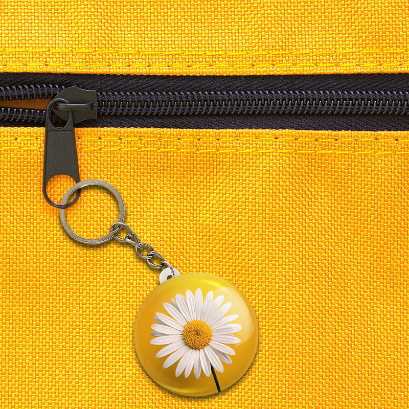 جاکلیدی خندالو مدل گل بابونه کد 29524