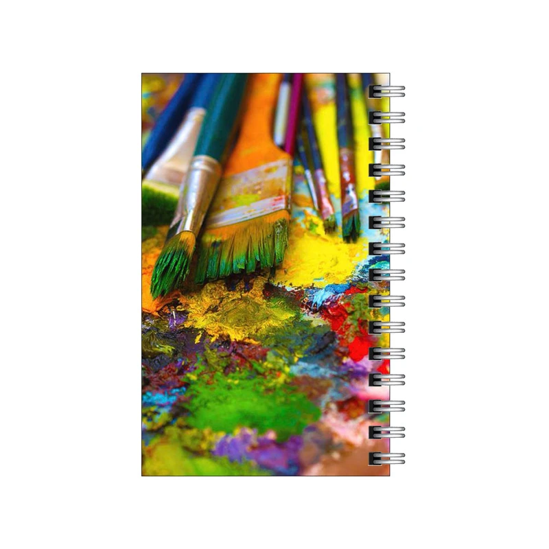 دفترچه یادداشت مدل to do list طرح قلمو رنگ روغن کد 2365783