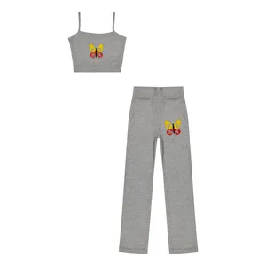 ست نیم تنه و شلوار زنانه مدل 0101