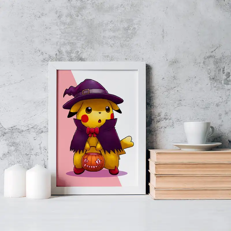 تابلو خندالو مدل پیکاچو انیمه پوکمون کد 17416