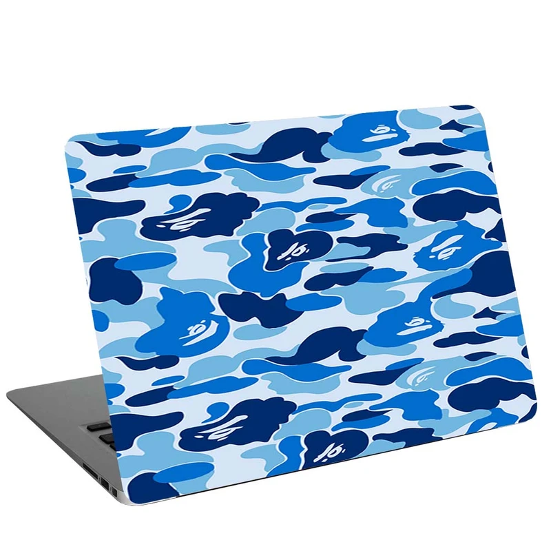 استیکر لپ تاپ طرح blue camo کد G-1107 مناسب برای لپ تاپ 15.6 اینچ
