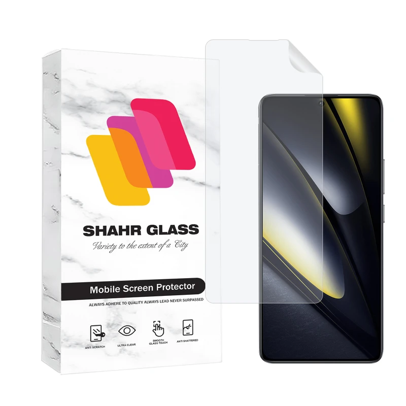 محافظ صفحه نمایش هیدروژل شهر گلس مدل NANOJELSH مناسب برای گوشی موبایل شیائومی Poco F6 5G