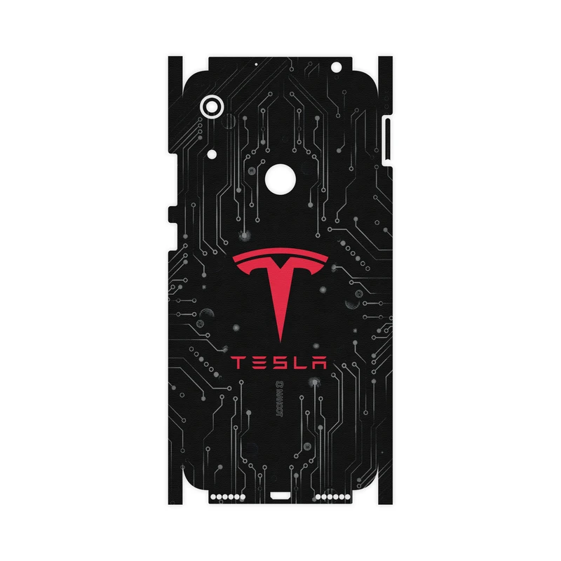 برچسب پوششی ماهوت مدل TESLA-Motors-FullSkin مناسب برای گوشی موبایل هوآوی Y6s 2019