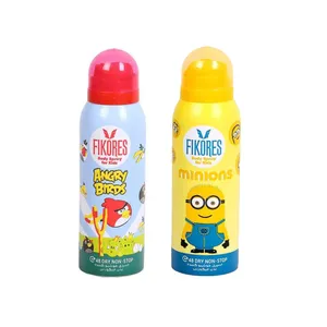 اسپری بدن کودک فیکورس مدل angrybirds حجم 125 میلی لیتر به همراه اسپری کودک مدل minions