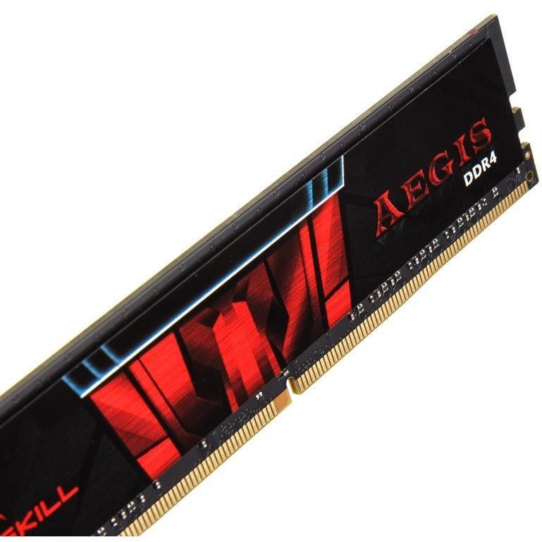 رم کامپیوتر جی‌اسکیل DDR4 تک کاناله 8 گیگابایت مدل AEGIS فرکانس 3200 مگاهرتز تایمینگ CL16 و ولتاژ کاری 1.35 ولت