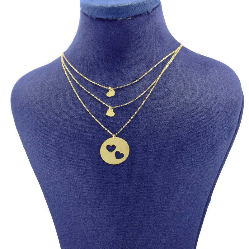 گردنبند طلا 18 عیار زنانه کانیار گالری مدل NE80