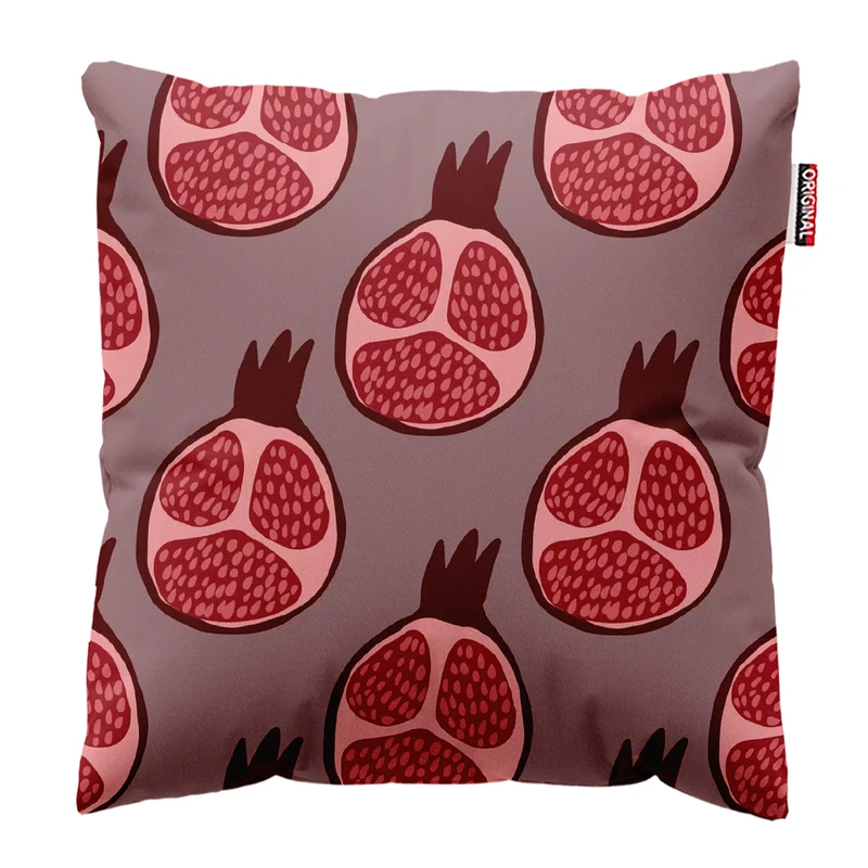  کوسن پاد آفرین طرح انار یلدا کد 4029 سایز 30*30 سانتی متر