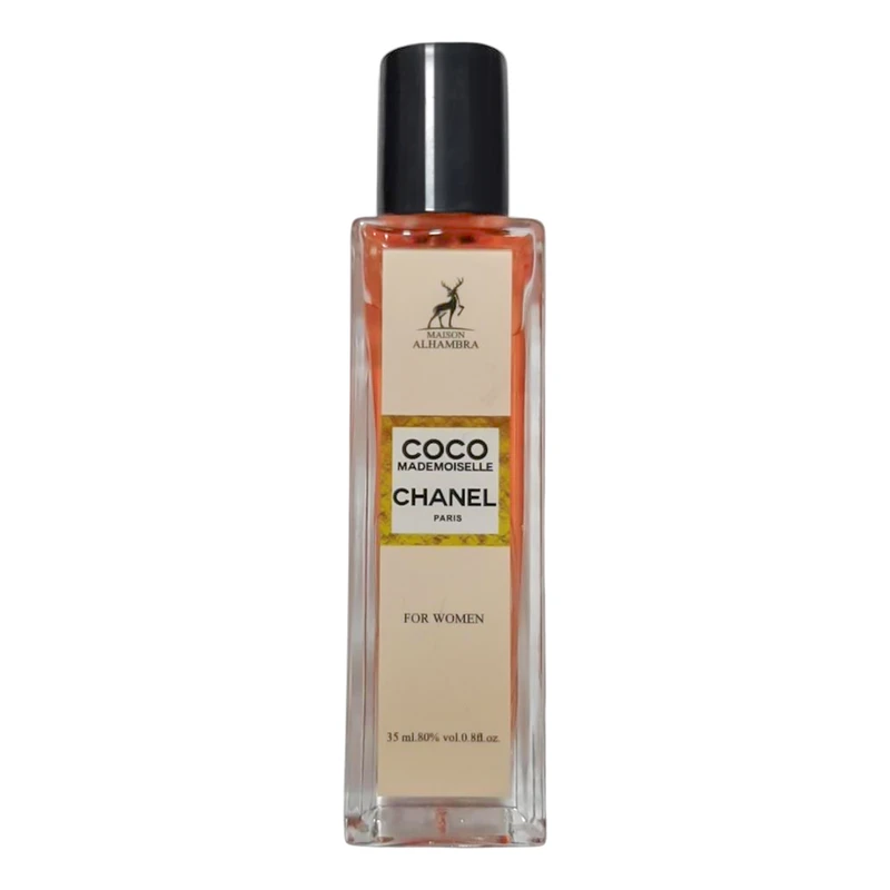 عطر جیبی زنانه الحمبرا مدل Chanel Coco Mademoiselle با رایحه خنک حجم 35 میلی لیتر