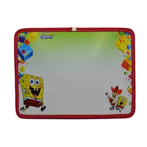 تخته وایت برد طرح باب اسفنجی کد 90 سایز 34x24 سانتی متر