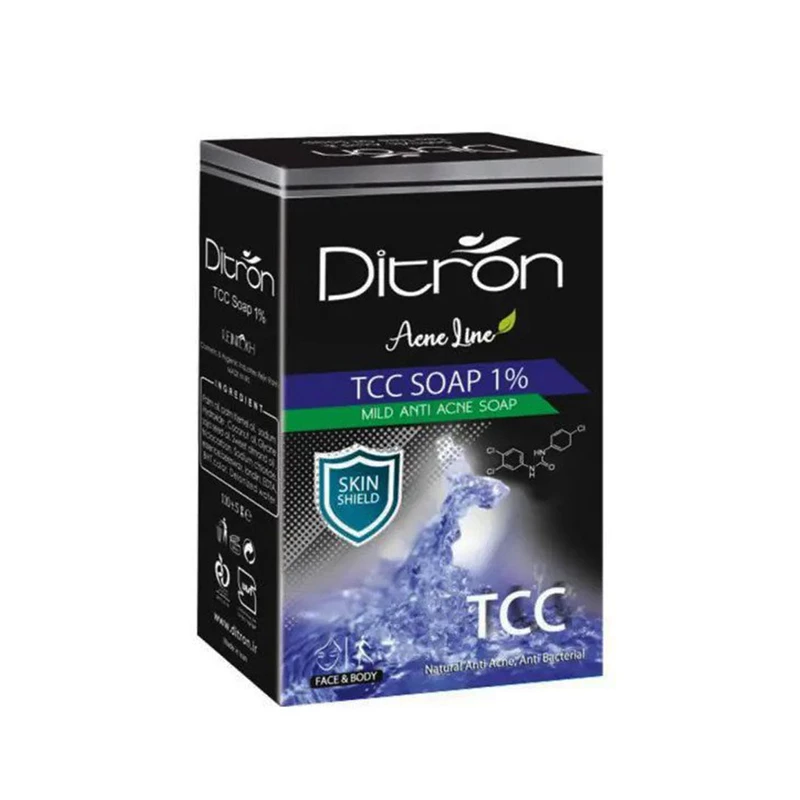 صابون آنتی آکنه و قارچ دیترون مدل TCC 1% وزن 110 گرم عکس شماره 1