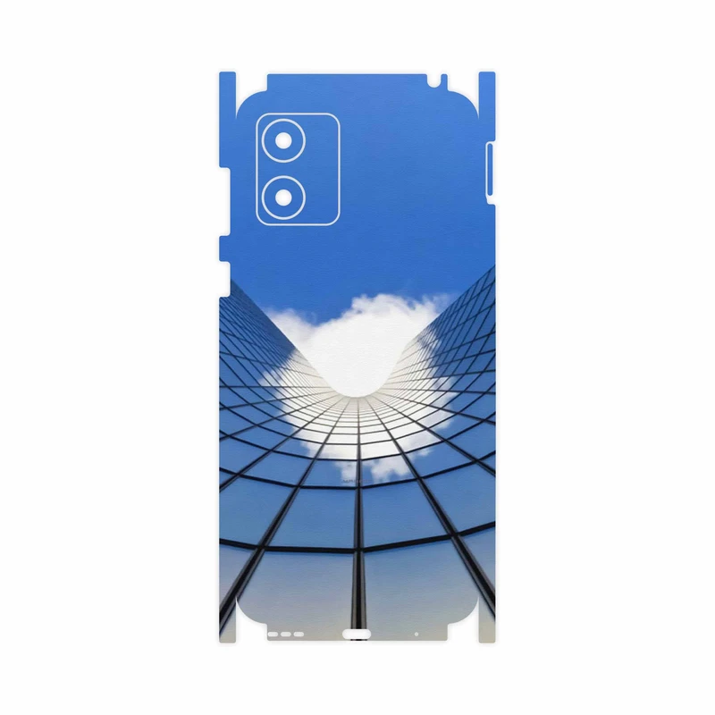 برچسب پوششی ماهوت مدل Glass skyscraper-FullSkin مناسب برای گوشی موبایل موتورولا Moto E13