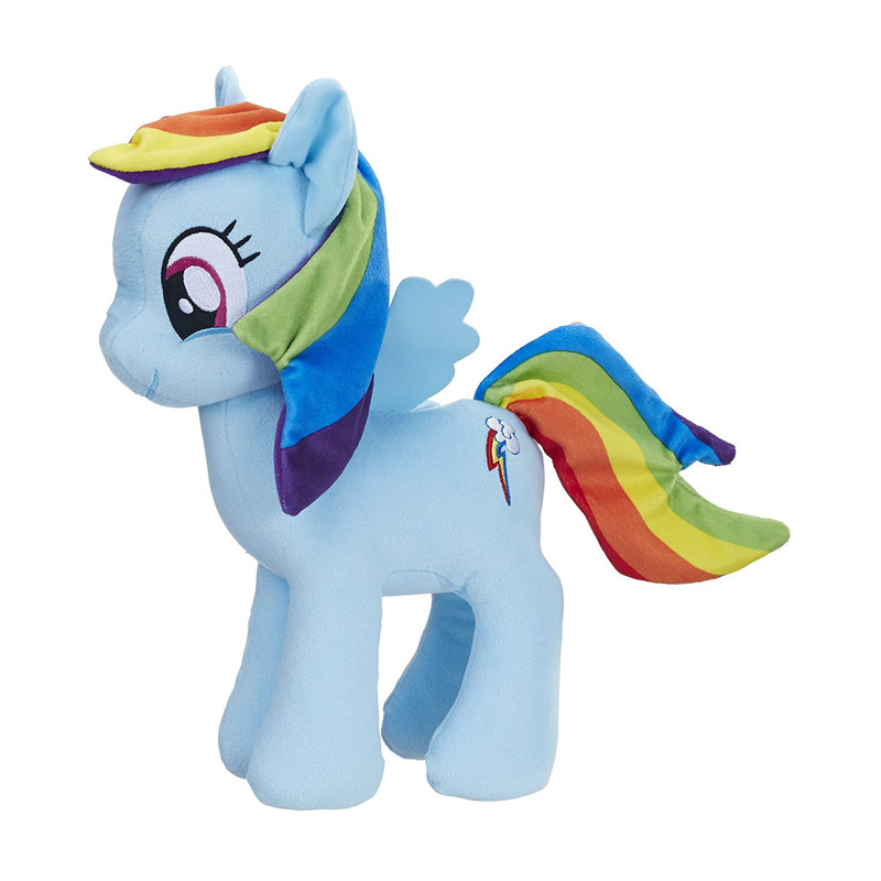 عروسک هاسبرو مدل My Little Pony Rainbow Dash کد E1813 - B9817 ارتفاع 33 سانتی متر