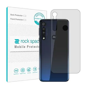 Transparent Rockspace  HyGEL phone back protector suitable for Motorola One Macro mobile phone