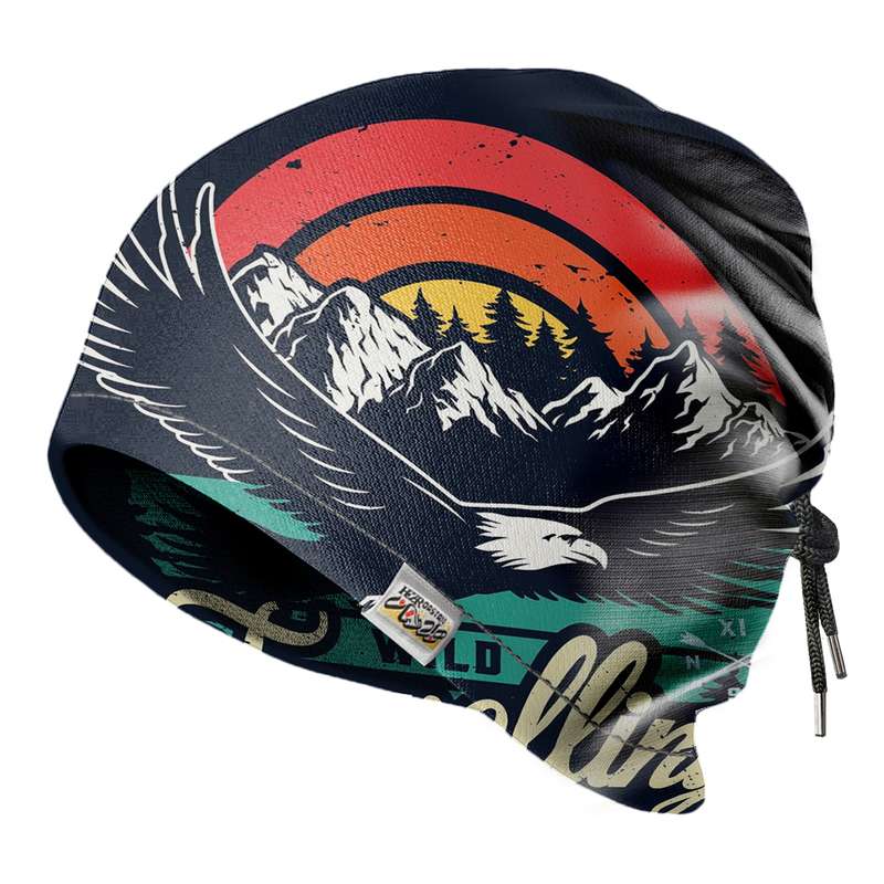 دستمال سر و گردن هزاردستان طرح عقاب مدل DB76