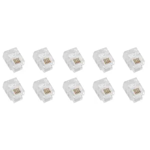 سوکت تلفن RJ11 کد HJ32 بسته 10 عددی