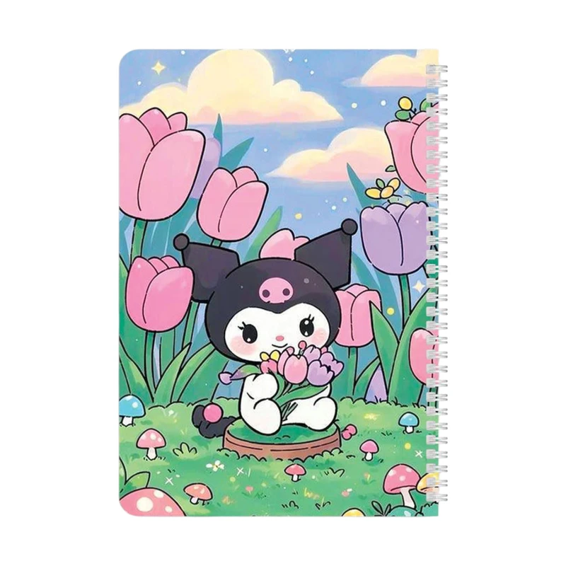 دفتر مشق 80 برگ پانداک مدل حاشیه دار طرح کرومی