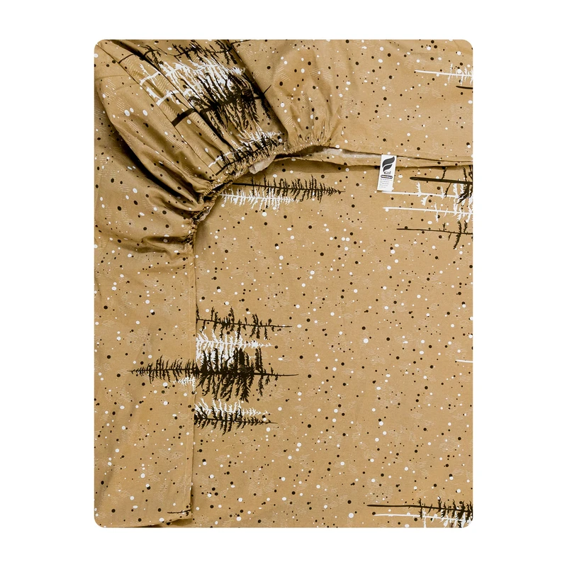 ملحفه آدنو مدل Pine کد IR165 سایز 140x200 سانتی متر