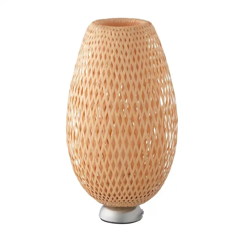 آباژور رومیزی ایکیا مدل حصیری BAMBO