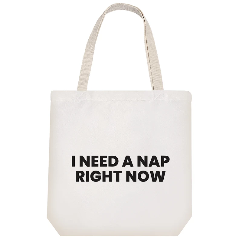 ساک خرید خندالو طرح I Need A Nap Right Now کد 6545