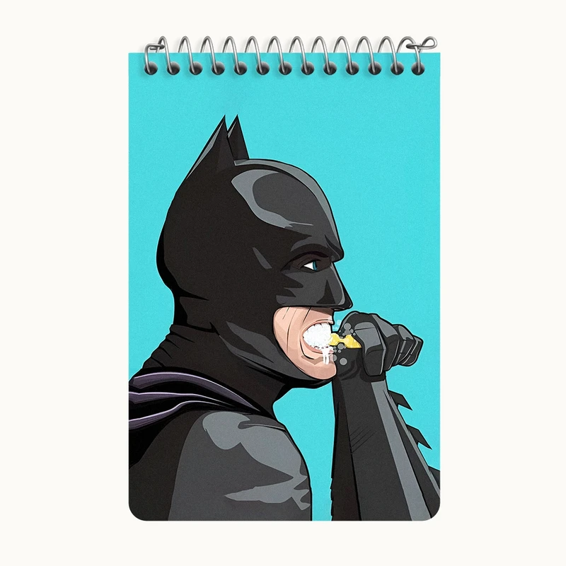 دفتر یادداشت 50 برگ خندالو طرح بتمن (Batman) کد F9815