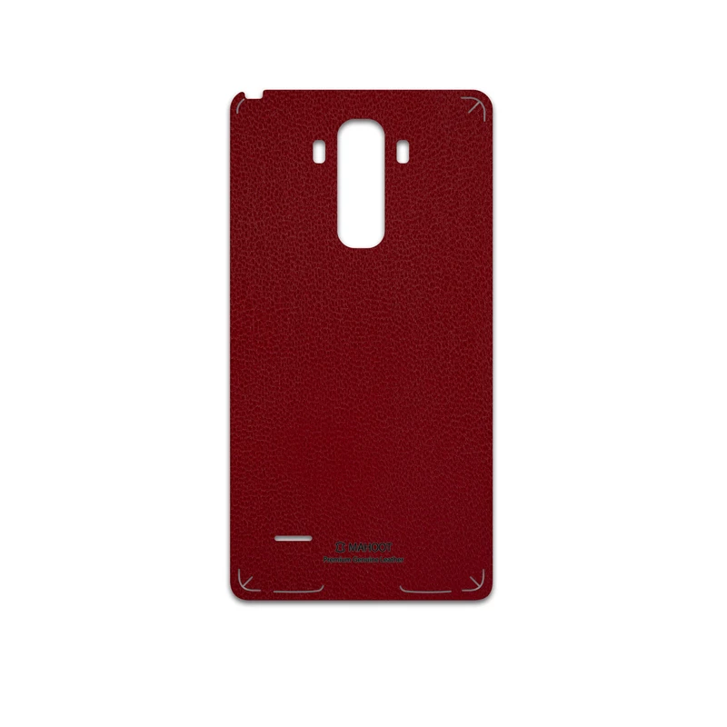 برچسب پوششی ماهوت مدل Red-Leather مناسب برای گوشی موبایل ال جی G4 Stylus