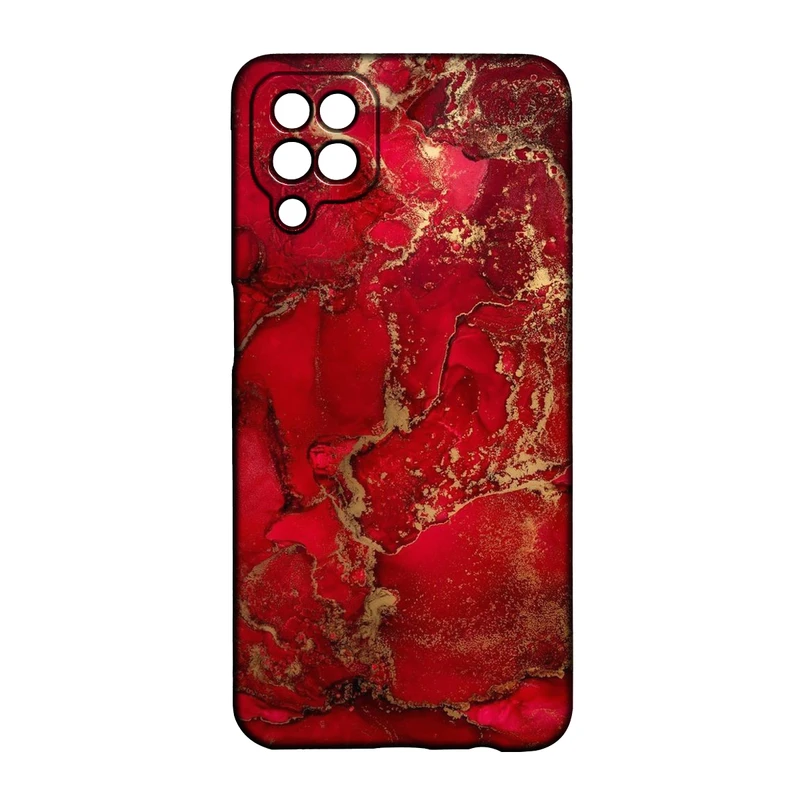 کاور طرح ماربل کد 410 مناسب برای گوشی موبایل سامسونگ Galaxy A12 / M12 / F12