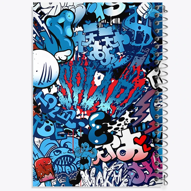 دفتر نقاشی 50 برگ خندالو طرح پترن فانتزی کد N2678