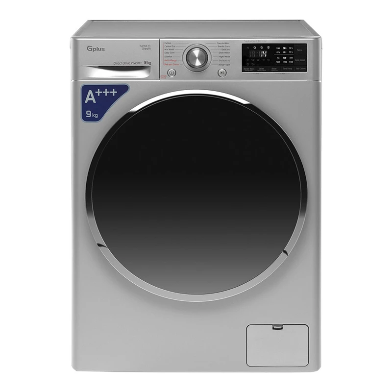 ماشین لباسشویی جی پلاس مدل GWM-L909SS ظرفیت 9 کیلوگرم - مخصوص جشنواره گلدیران