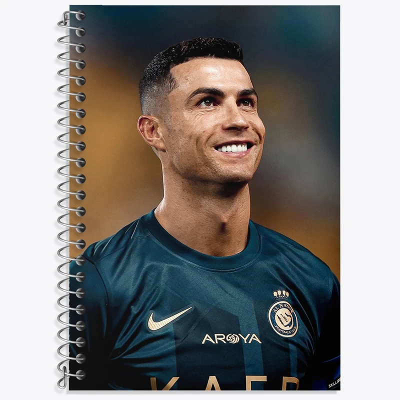 دفتر لغت 50 برگ خندالو طرح کریستیانو رونالدو کد 36397