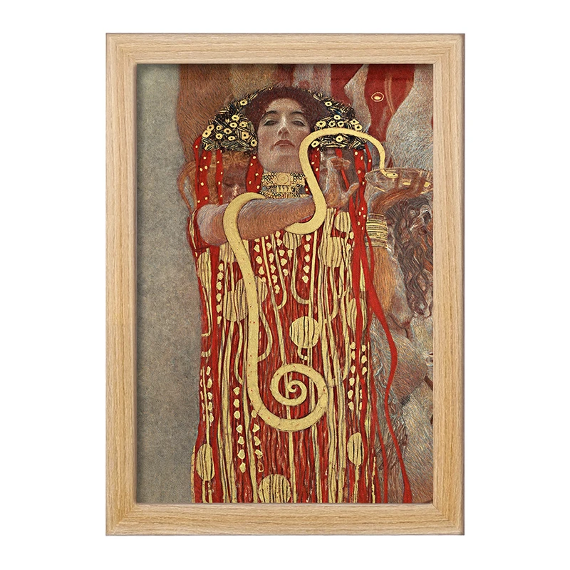 تابلو خندالو مدل نقاشی بهداشت اثر گوستاو کلیمت کد F12150