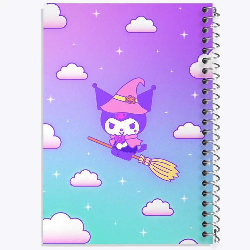 دفتر مشق 100 برگ خندالو طرح کرومی (Kuromi) کد N4231