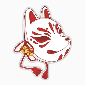 استیکر لپ تاپ و موبایل بووم طرح نقاب روباه کد MM53