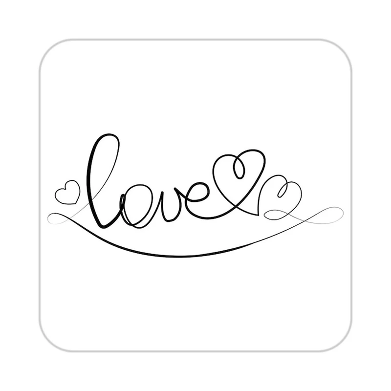 زیر لیوانی کاکتی طرح عاشقانه مدل mp36843