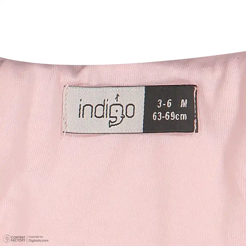 سرهمی نوزادی دخترانه ایندیگو مدل جورابدار کد 23176