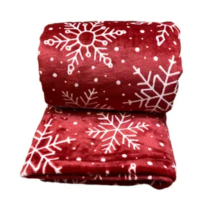 پتو مسافرتی 1 نفر مدل دانه برف سایز 200x170 سانتی‌متر